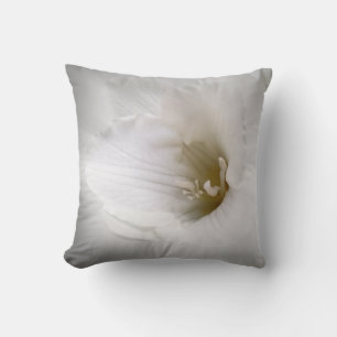 white freesia cushion