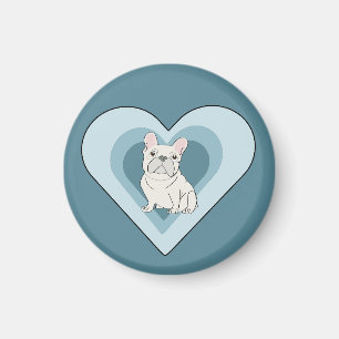 White French Bulldog Magnet