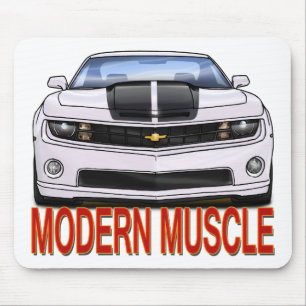 WHITE_FRONT_CAMARO.png Mouse Pad
