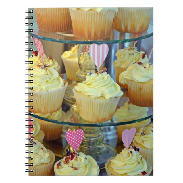 White frosted cupcakes notebook (Front)