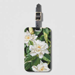White Gardenia Luggage Tag