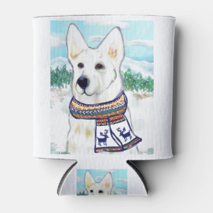 White German Shepherd Can Cooler