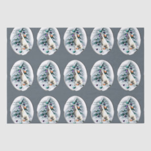 White German Shepherd Christmas Tissue Paper