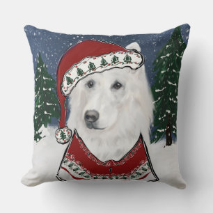 White German Shepherd Cushion