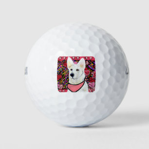 White German Shepherd Golf Balls