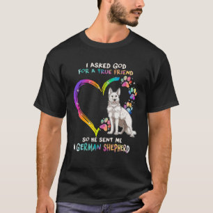 White German Shepherd Is My Best Friend Tie Dye Do T-Shirt