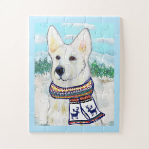 White German Shepherd Jigsaw Puzzle