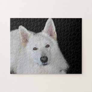 White German Shepherd Jigsaws. Jigsaw Puzzle