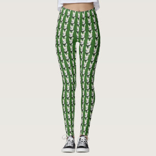 White German Shepherd Leggings