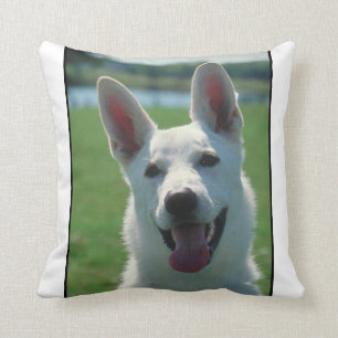 White German Shepherd MoJo Pillow