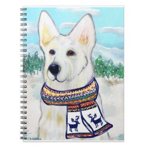 White German Shepherd Notebook