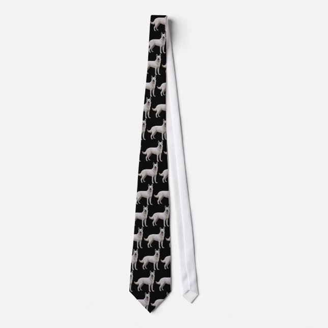 White German Shepherds Tie 2 (Front)