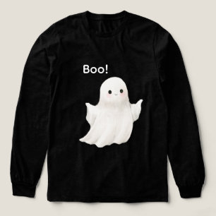 White Ghost Boo Tri-Blend Shirt