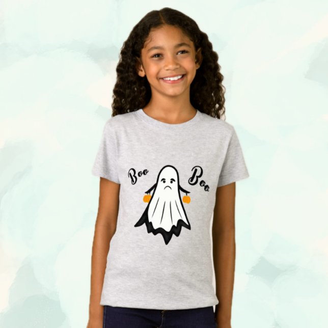 White ghost with pumpkins T-Shirt (Creator Uploaded)
