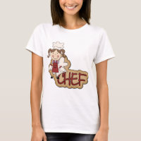 White Girl Chef T-shirts and Gifts