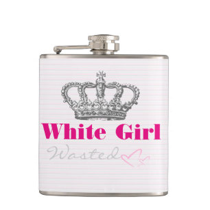 White Girl Wasted Flask