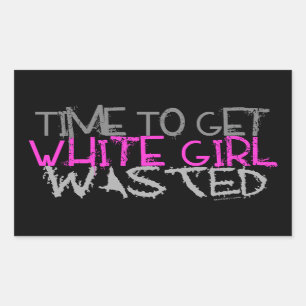 White Girl Wasted Stickers