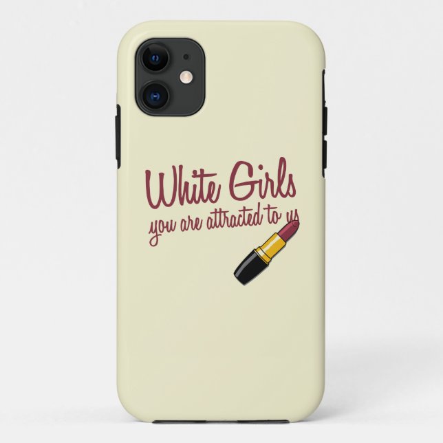White Girls Case-Mate iPhone Case (Back)