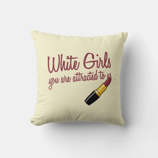 White Girls Cushion (Front)