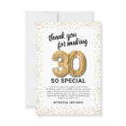 White Gold 30th Adult Birthday