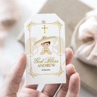 White Gold Horse Mexican Boy Charro Baptism
