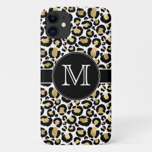 White & Gold Leopard Case-Mate iPhone Case