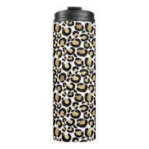 White & Gold Leopard