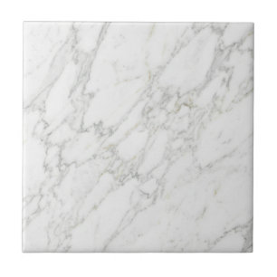White Gold Marble Elegant Minimalist Luxury Design Tile