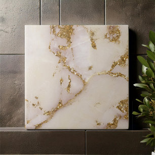 White Gold Marble Glitter ID1171a Tile