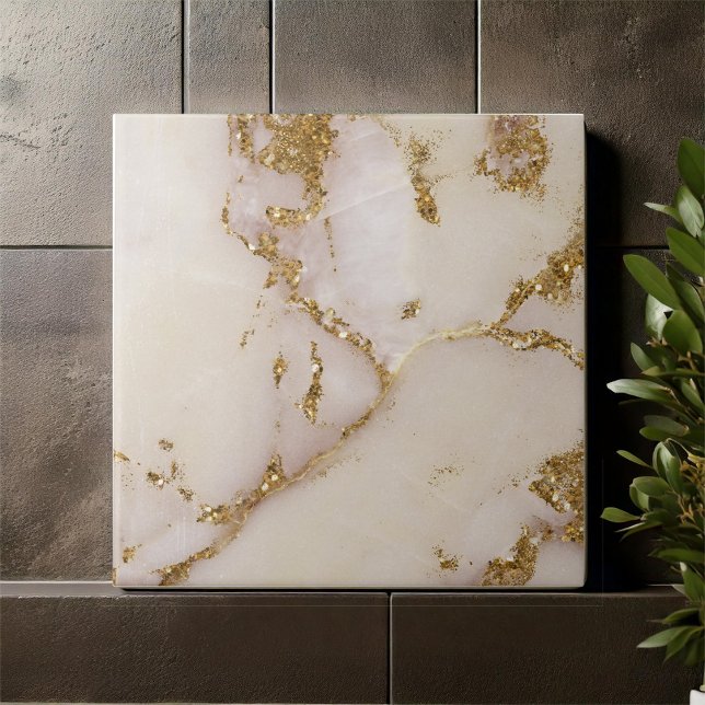 White Gold Marble Glitter ID1171a Tile (Creator Uploaded)