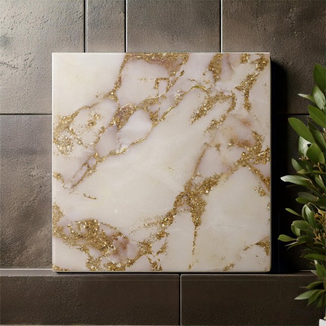 White Gold Marble Glitter ID1171c Tile (Creator Uploaded)