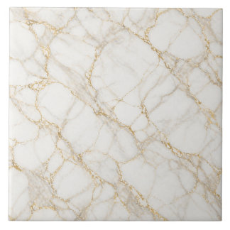 White Gold Marble Seamless Luxury Texture Tile