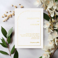 White gold modern minimalist luxury wedding