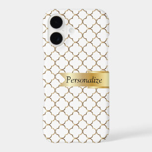 White & Gold Moroccan DIY Name