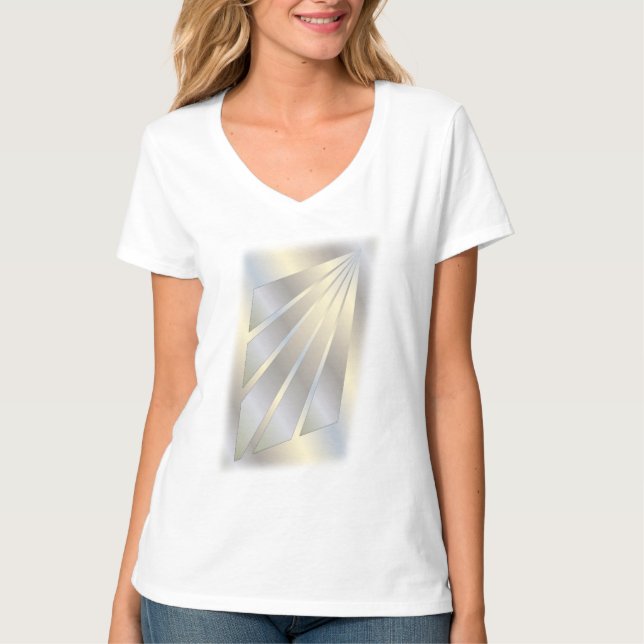 White gold rays T-Shirt (Front)