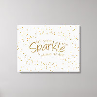 White & Gold She Leaves a Little Sparkle
