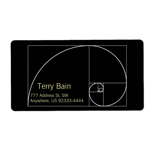 White Golden Spiral (Front)