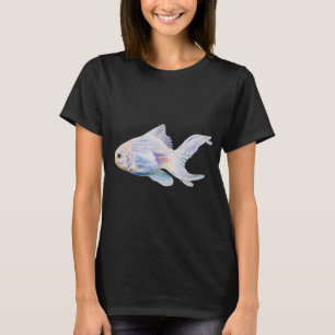 White Goldfish #2 - fish painting (no background) T-Shirt