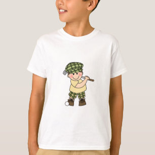 White Golfer Boy T-Shirt