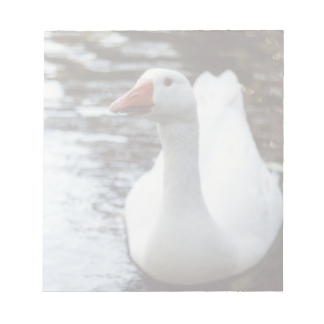 White Goose Notepad (Front)