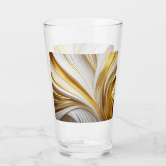 White Goud Retro Glass