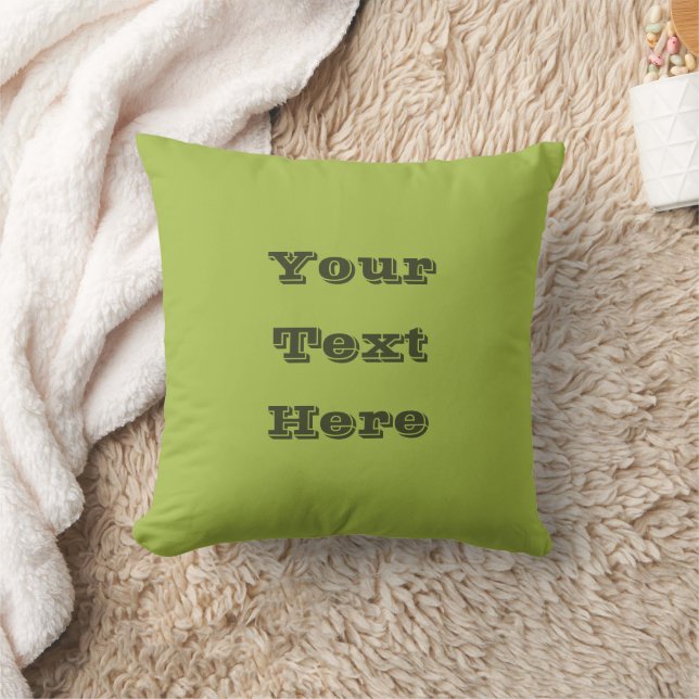 White Grape Green Spring Season Solid Colour Cushion (Blanket)