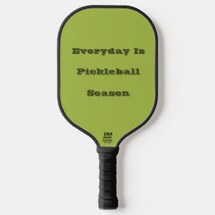 White Grape Green Spring Season Solid Colour Pickleball Paddle