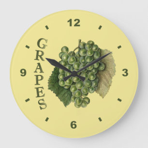White Grapes ~Botanical Clock ~Kitchen ~Any