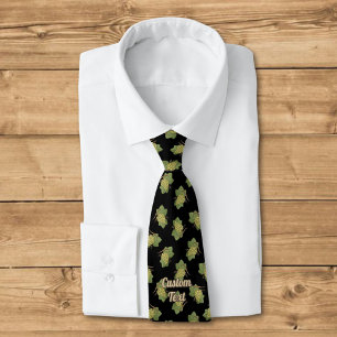 White Grapes Pattern Tie