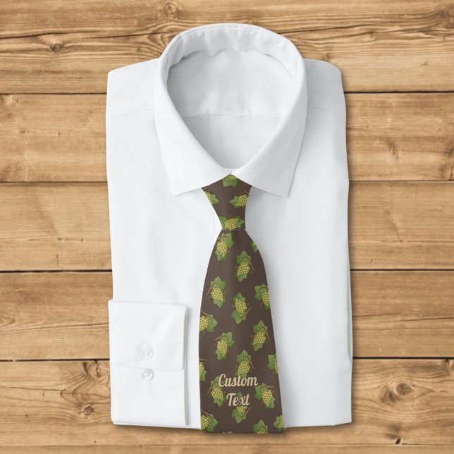 White Grapes Pattern Tie (Creator Uploaded)