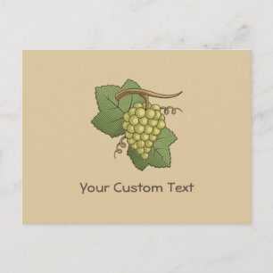 White Grapes Postcard