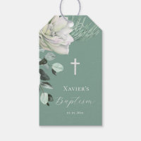 white green bouquet Baptism