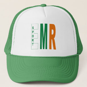White/Green trucker cap EMILIE ROMAGNA SPORT