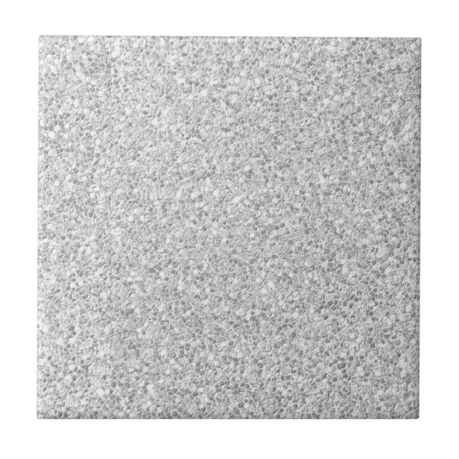 White Grey Spray Faux Granite Stone Ceramic Tile (Front)